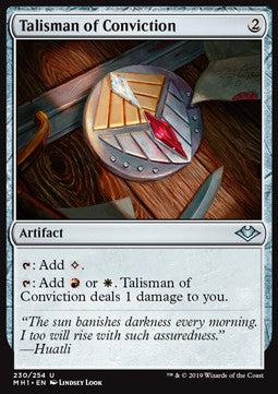 Talisman of Conviction - Modern Horizons (Uncommon) [MH1-230]