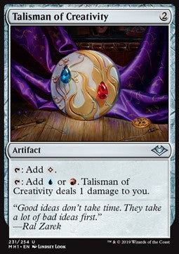 Talisman of Creativity - Modern Horizons (Uncommon) [MH1-231]