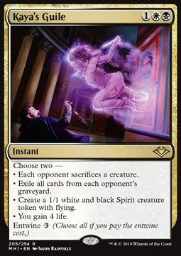 Kaya's Guile - Modern Horizons (Rare) [MH1-205]