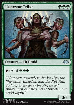 Llanowar Tribe - Modern Horizons (Uncommon) [MH1-170]