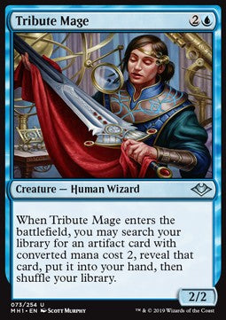 Tribute Mage⁣ - Modern Horizons⁣ (Uncommon)⁣ [73]