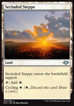 Secluded Steppe - Modern Horizons (Uncommon) [MH1-245]