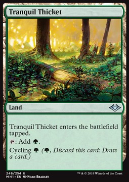 Tranquil Thicket - Modern Horizons (Uncommon) [MH1-248]