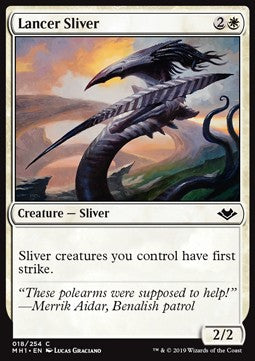 Lancer Sliver - Modern Horizons (Common) [MH1-18]