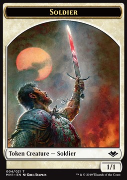 Soldier Token (W 1/1) // Construct Token (A 0/0) - Modern Horizons (Token) [MH1-T 04/17]