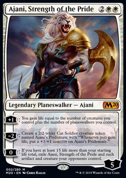 Ajani, Strength of the Pride - Core 2020 (Mythic) [M20-2]
