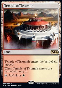 Temple of Triumph - Core 2020 (Rare) [M20-257]