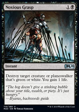 Noxious Grasp - Core 2020 (Uncommon) [M20-110]