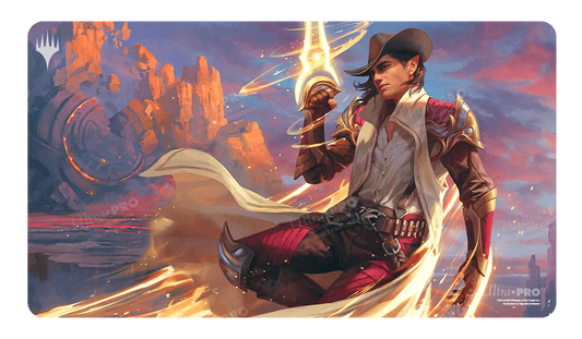 Outlaws of Thunder Junction Kellan, the Kid Key Art Standard Gaming Playmat for Magic: The Gathering - Ultra pro