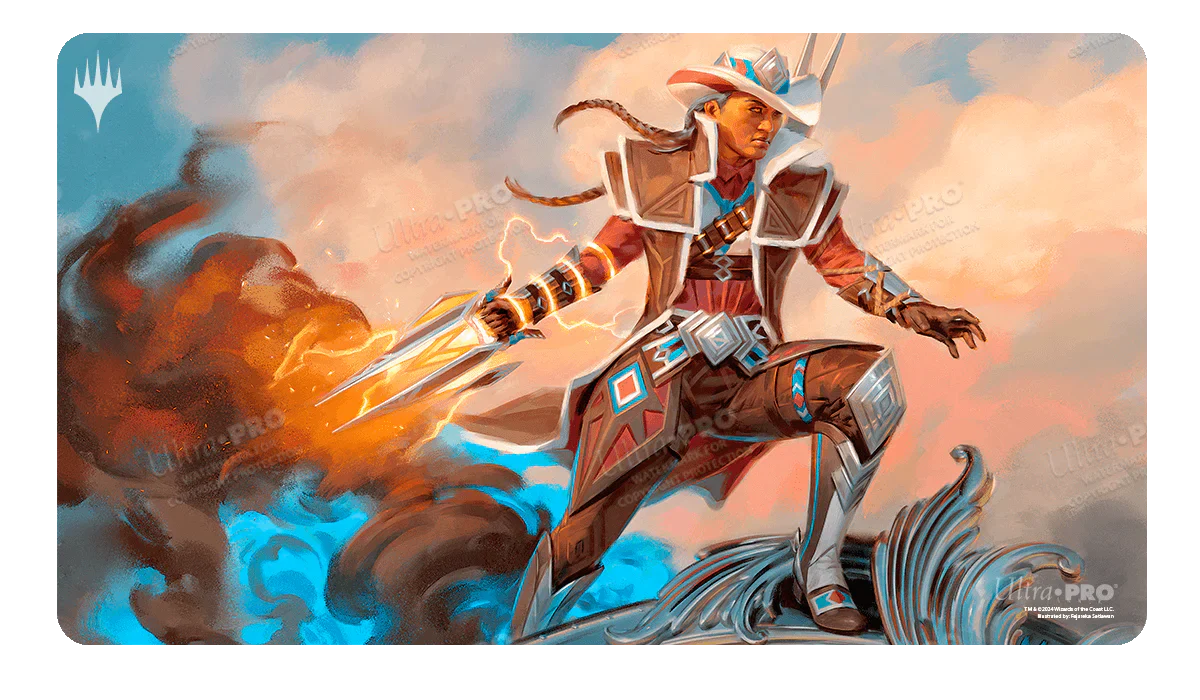 Outlaws of Thunder Junction Annie Flash, The Veteran Standard Gaming Playmat Key Art for Magic: The Gathering - Ultra pro