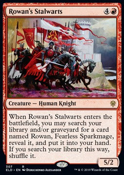 Rowan's Stalwarts - Throne of Eldraine: Extras (Rare) [XELD-307]