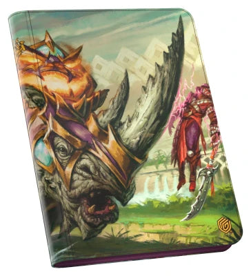 Ultimate Guard Zipfolio 360 - 18-Pocket XenoSkin - Tarkir Dragonstorm Skirmish Rhino