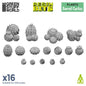 Barrel Cactus - 3D printed set - Green Stuff World