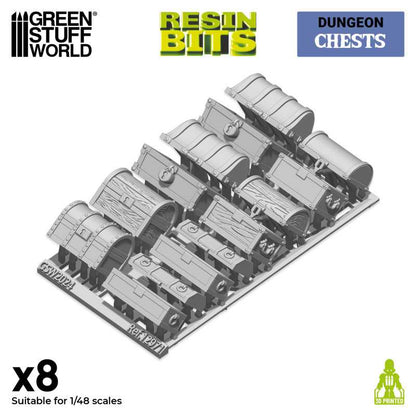 Chests - 3D printed set - Green Stuff Worlds