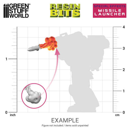 3D printed set - Missile Launcher Effect - Green Stuff World