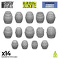 Resin Bits - Wooden Barrels (More Variants)