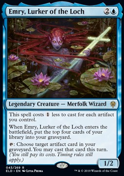 Emry, Lurker of the Loch - Throne of Eldraine (Rare) [ELD-43]