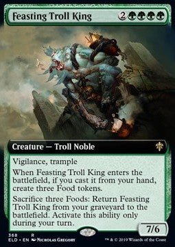 Feasting Troll King - Throne of Eldraine: Extras (Rare) [XELD-368]