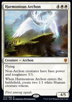 Harmonious Archon - Throne of Eldraine (Mythic) [ELD-17]