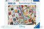 Ravensburger - Disney Stamp Album - 1000 Pieces Jigsaw Puzzle