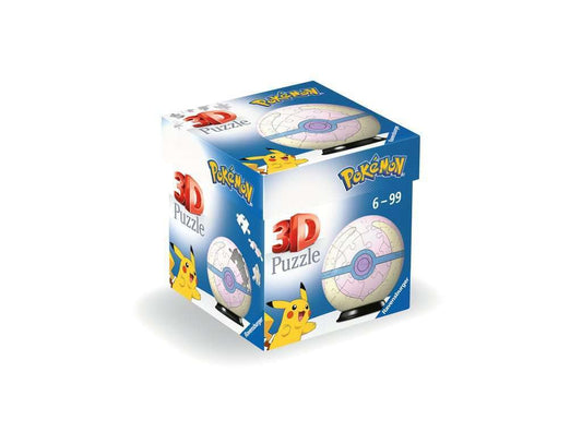 Pokemon Pokeball Heal Ball 3D Jigsaw Puzzle - 55 Pcs. - 6+ Years