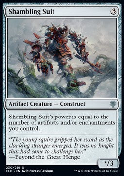 Shambling Suit - Throne of Eldraine (Uncommon) [ELD-230]