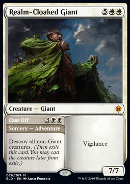 Realm-Cloaked Giant // Cast Off - Throne of Eldraine (Mythic) [ELD-26]
