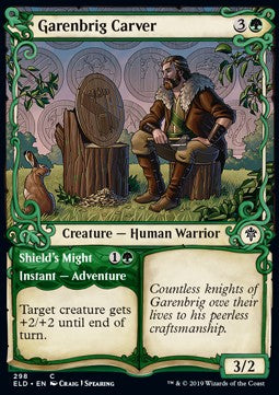 Garenbrig Carver // Shield's Might - Throne of Eldraine: Extras (Common) [XELD-298]