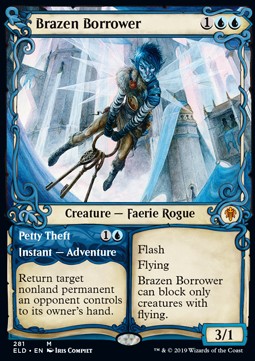 Brazen Borrower // Petty Theft - Throne of Eldraine: Extras (Mythic) [XELD-281]