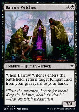 Barrow Witches - Throne of Eldraine (Common) [ELD-77]