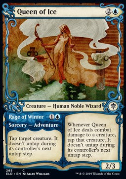 Queen of Ice // Rage of Winter - Throne of Eldraine: Extras (Common) [XELD-285]