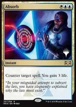 Absorb - Throne of Eldraine: Promos (Rare) [PELD-151]