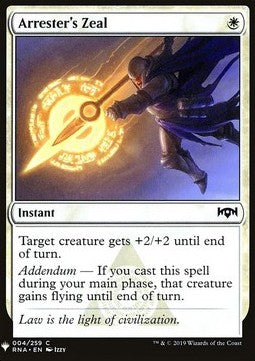 Arrester's Zeal - Mystery Booster (Common) [MYS-4]