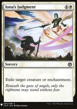 Iona's Judgment - Mystery Booster (Common) [MYS-25]