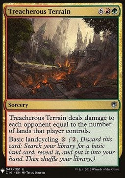 Treacherous Terrain - Mystery Booster (Uncommon) [MYS-47]