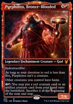 Purphoros, Bronze-Blooded - Theros Beyond Death: Extras (Mythic) [XTHB-265]