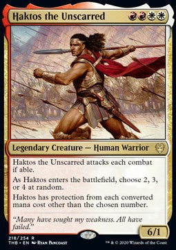 Haktos the Unscarred - Theros Beyond Death (Rare) [THB-218]