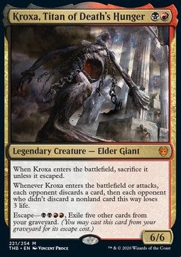 Kroxa, Titan of Death's Hunger - Theros Beyond Death (Mythic) [THB-221]