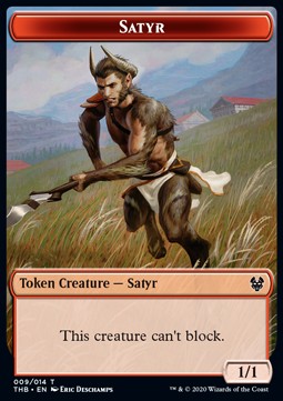 Satyr Token (Red 1/1) - Theros Beyond Death: Extras (Token) [XTHB-T09]
