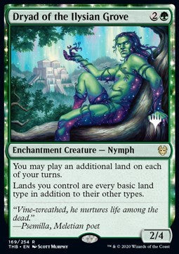 Dryad of the Ilysian Grove (V.1) - Theros Beyond Death: Promos (Rare) [PTHB-169]