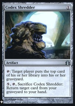 Codex Shredder - Mystery Booster (Uncommon) [MYS-228]