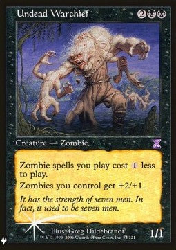 Undead Warchief - Mystery Booster (Rare) [MYS-52]