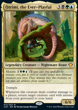 Otrimi, the Ever-Playful (V.1) - Commander: Ikoria (Mythic) [C20-12]