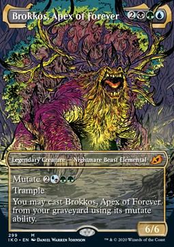 Brokkos, Apex of Forever (V.1) - Ikoria: Lair of Behemoths: Extras (Mythic) [XIKO-299]