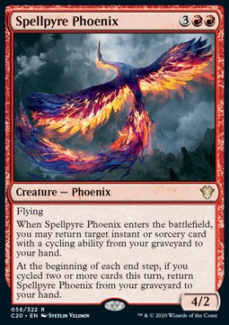 Spellpyre Phoenix - Commander: Ikoria (Rare) [C20-56]