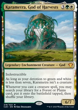Karametra, God of Harvests - Commander: Ikoria (Mythic) [C20-218]