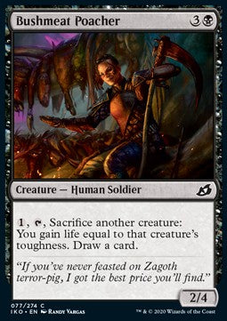 Bushmeat Poacher - Ikoria: Lair of Behemoths (Common) [IKO-77]
