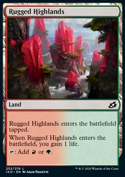 Rugged Highlands - Ikoria: Lair of Behemoths (Common) [IKO-252]
