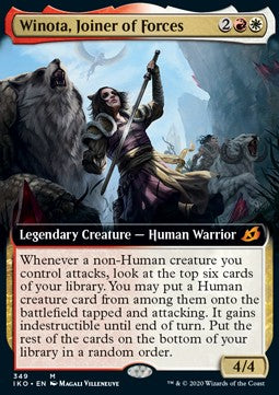 Winota, Joiner of Forces - Ikoria: Lair of Behemoths: Extras (Mythic) [XIKO-349]