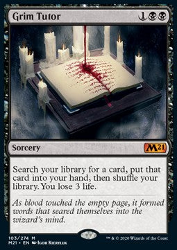 Grim Tutor - Core 2021 (Mythic) [M21-103]